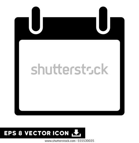 Empty Calendar Leaf Icon Vector Eps เวกเตอร์สต็อก ปลอดค่าลิขสิทธิ์