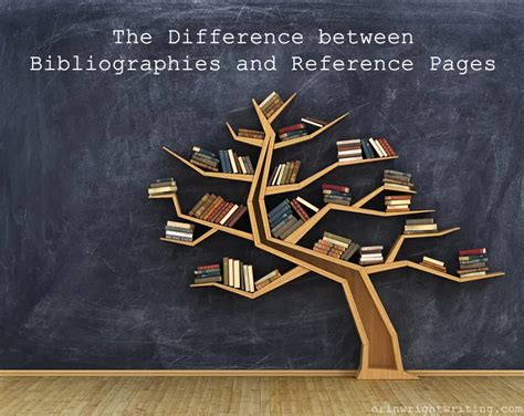 The Difference Between Bibliographies And Reference Pages