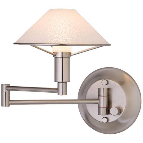 Holtkoetter's floor lamps offer a variety of styles and finishes including satin nickel, stainless steel, polished brass, brushed brass, chrome and more. Holtkoetter Satin Nickel Satin White Glass Swing Arm Lamp ...