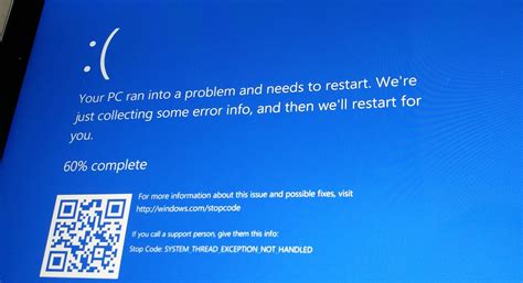 ИНТЕРНЕТ ИЗДАНИЕ Обновление Windows 10 вызывает цикличный синий экран