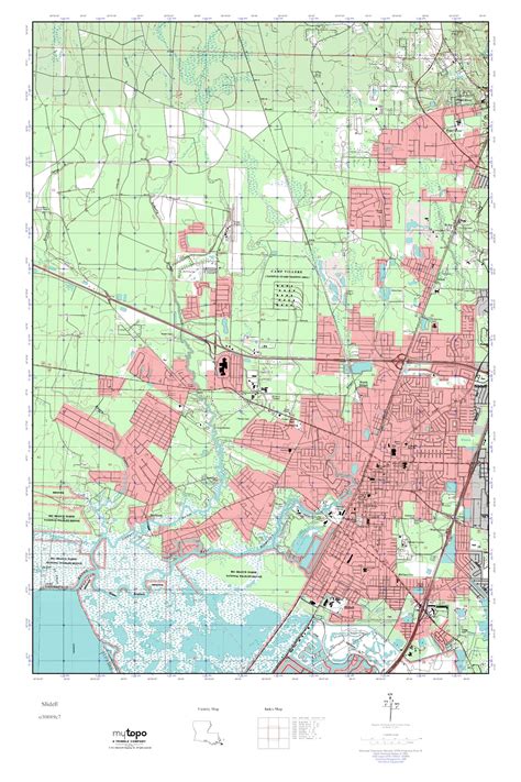 Mytopo Slidell Louisiana Usgs Quad Topo Map