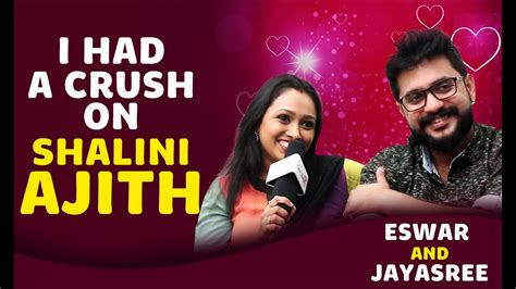 The show was launched on 3. I had a crush on Shalini Ajith | Eswar and Jayasree ...