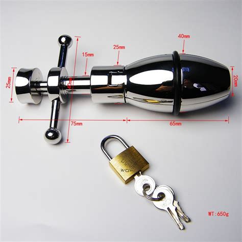 Anal Plug Butt Plug Bdsm Male Chastity Device Stretching Anal Toys Sex Toys Stainless Steel Gay