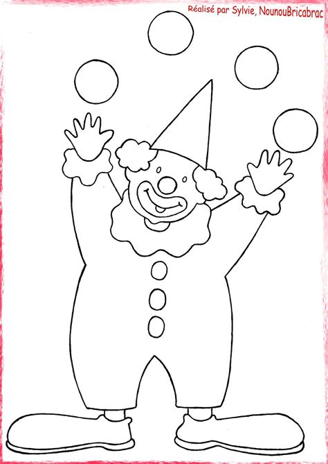 Voir plus d'idées sur le thème coloriage clown, coloriage coloriage clown arlequin jongleur dessiné par nounoudunord. Clown... - carnaval dessin clown