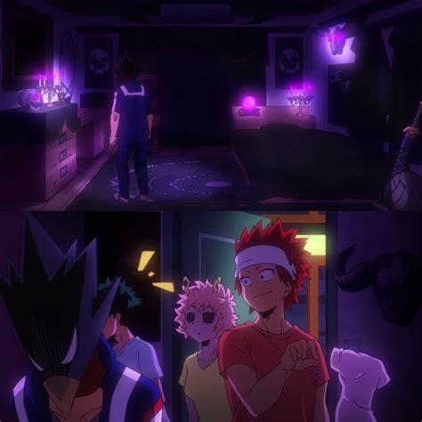 Tokoyami Fumikage Midoriya Izuku Ashido Mina Kirishima Eijirou