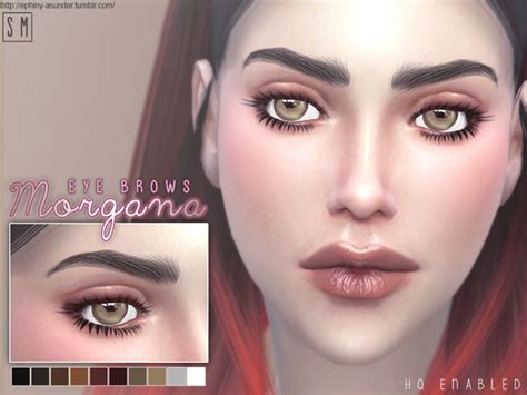 The Sims Resource Morgana Eyebrows By Screaming Mustard • Sims 4 Downloads