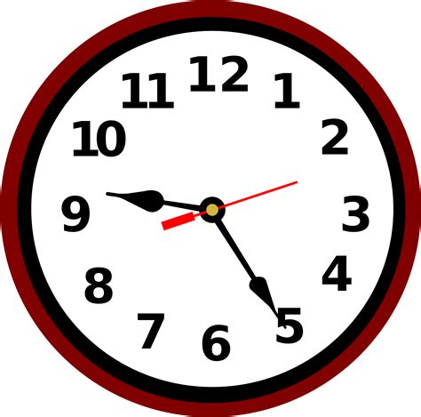 Clocks Clipart Black And White School