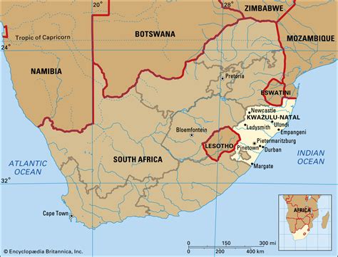 Kwazulu Natal History Map Capital Population And Facts