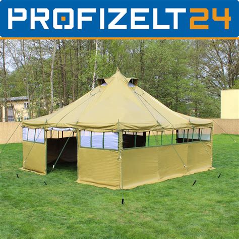 Mannschaftszelt | geräumiges outdoor zelt für 6 personen. Mannschaftszelt 5x5m Gruppenzelt Army Armee Outdoor ...