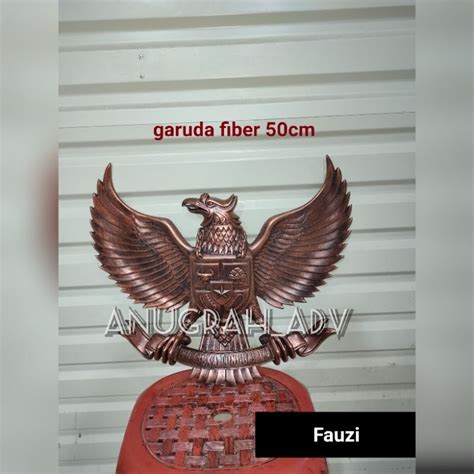 Jual Garuda Pancasila Bahan Fiber Ukuran Cm Perunggu Shopee Indonesia