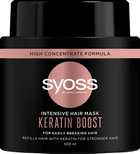 Syoss Keratin Boost Intensive Hair Mask Intensywnie wzmacniająca