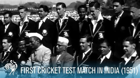 British dictionary definitions for test match. India v England: First Cricket Test Match In India (1951 ...