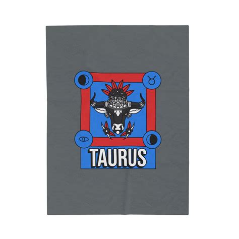 taurus horoscope soft throw blanket etsy