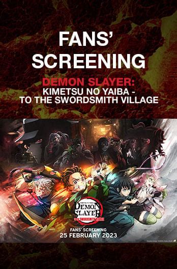 Fans Screening Demon Slayer Kimetsu No Yaiba To The Swordsmith Village