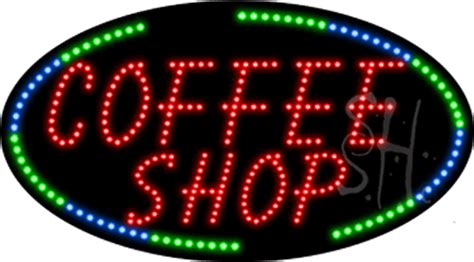 Everything Neon L100 7765 Coffee Shop Animated Led Sign 15 Tall X 27
