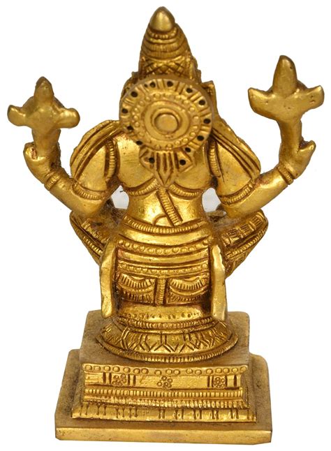 4 Yoga Narasimha In Brass Handmade Made In India Exotic India Art