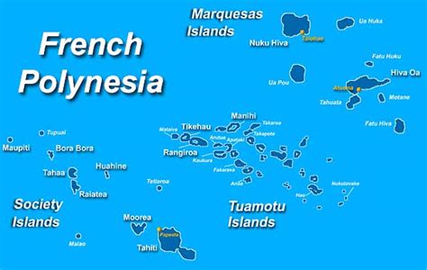 Map French Polynesia