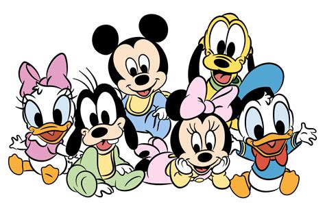 Goofy Mickey Minnie Daisy Donald And Pluto Disney Babies Vinyl Wall