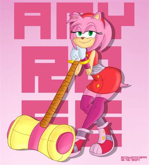 Amy Rose Redux By Sb99stuff Amy Rose Amy The Hedgehog Amy