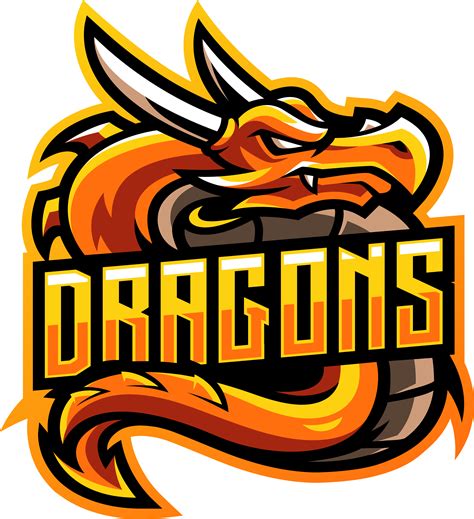 Dragon Mascot Logo Fortnite Background Wallpaper Png Esports Design