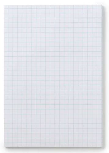 A4 Maths Paper 10mm Squared Unpunched 1 Ream
