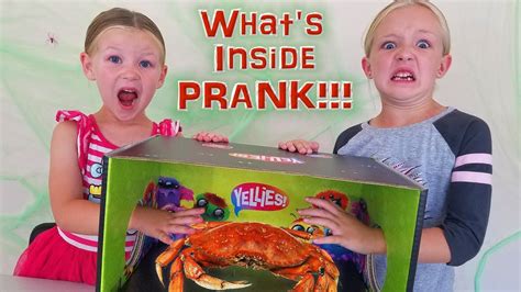 Whats In The Box Challenge Dad Pranks Girls Yellies Toys With Real