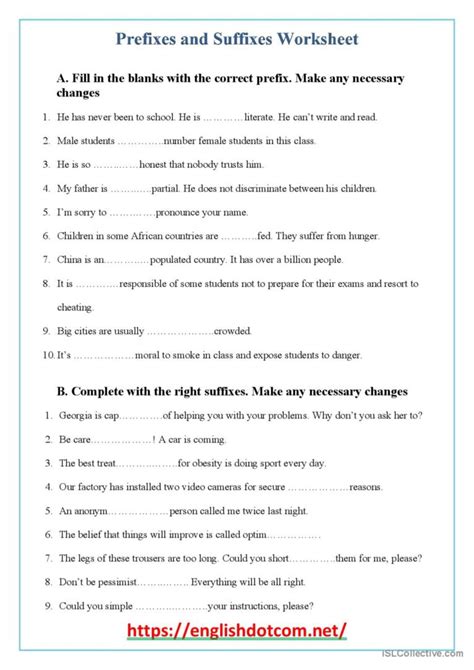 Th Grade Prefixes And Suffixes Worksheets Pdf Explore Worksheet Hot Sex Picture