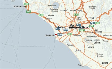 Airports In Rome Italy Map Map