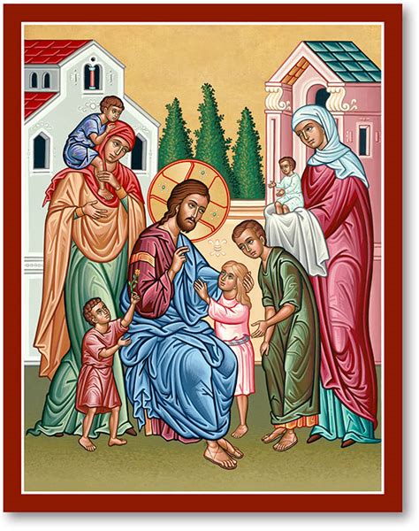 Icons Of Christ Christ And The Children Icon Monastery Icons