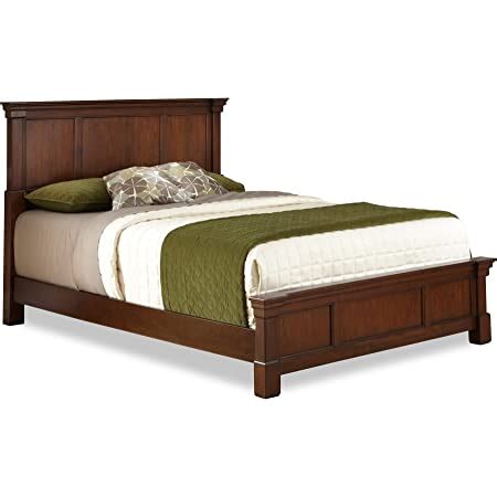Amazon Com Lafayette Cherry King Sleigh Bed By Home Styles Home Kitchen