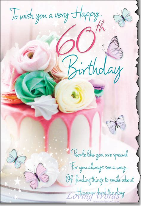 Very Happy Th Birthday Female Greeting Cards By Loving Words