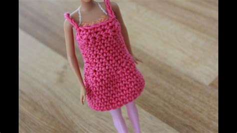 Crochet Barbie Dress Tutorial Pattern Right Handed Youtube