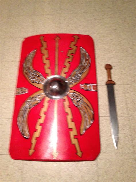 Roman Scutum Shield And Gladius Sword The Shield Is Made Of 3 Layers
