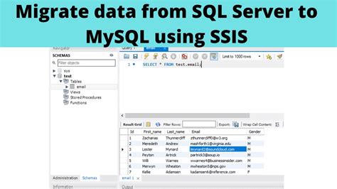 Migrate Data From Sql Server To Mysql Using Ssis Youtube