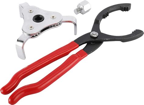 Oil Filter Wrench Removal Tool Oil Filter Pliers 2 Way 3 Jaw
