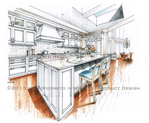 Recent Kitchen Renderings Mick Ricereto Interior