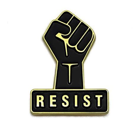 China Customized Resist Fist Enamel Lapel Pin Manufacturers Suppliers