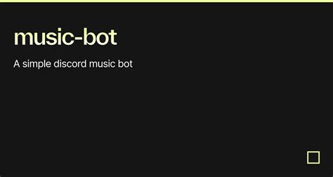Music Bot Codesandbox
