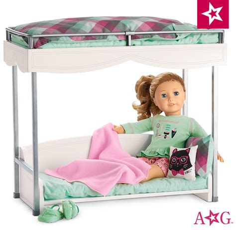 Bunk Bed And Bedding Set For Dolls American Girl American Girl Doll