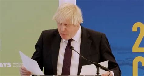Boris Johnson Gets Lost During His Own Speech To Business Leaders