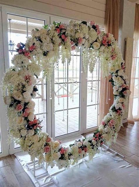 If you ordered the development of an if you did the arch yourself, then you will have to decide how to decorate the arch in the apartment. Wedding arch - 83" metal round backdrop for wedding decor, Wedding arch Moon - arch for weddings ...