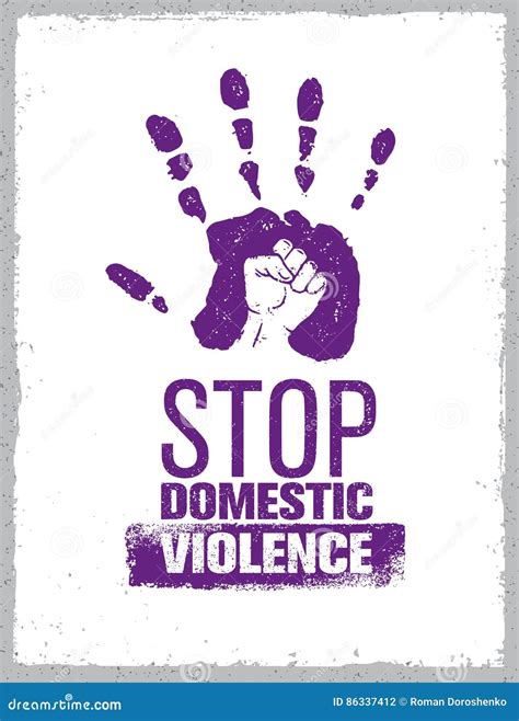 Stop Domestic Violence Social Issues Abuse And Agression On Women Harassment And Bullying