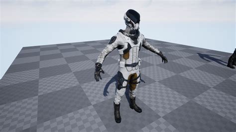 3d Model Sci Fi Soldier Vr Ar Low Poly Cgtrader