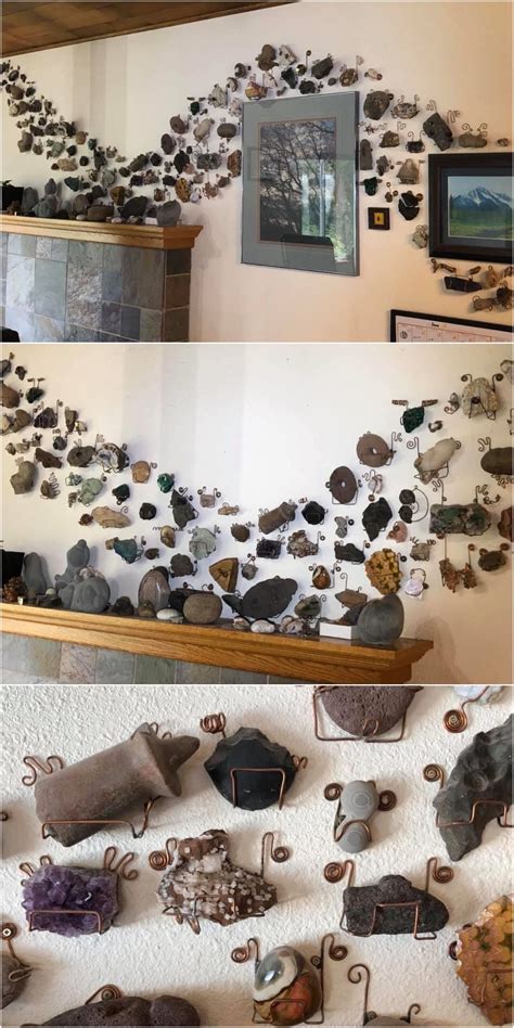 Crystals/Mineral display wall 😍💎 | Rock collection display, Rock decor