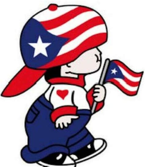 Puerto Rico Flag Vinyl Stickers Decals Etsy