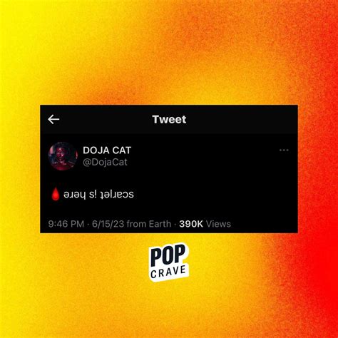 Pop Crave On Twitter Doja Cat Seems To Introduce Alter Ego Scarlet After Wiping All Of Her