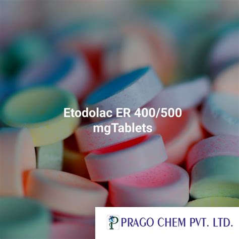 Etodolac Er 500 Mg Tablets Pharmint