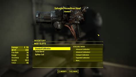 Salvaged Assaultron Head Plus 日本語化対応 武器 Fallout4 Mod データベース Mod紹介・まとめサイト