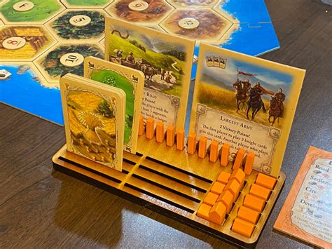 Game Piece Holder For Settlers Of Catan Board Game