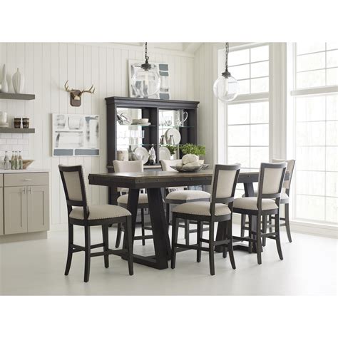 Solid wood furniture and custom upholstery. Kincaid Furniture Plank Road Casual Counter Height Dining ...